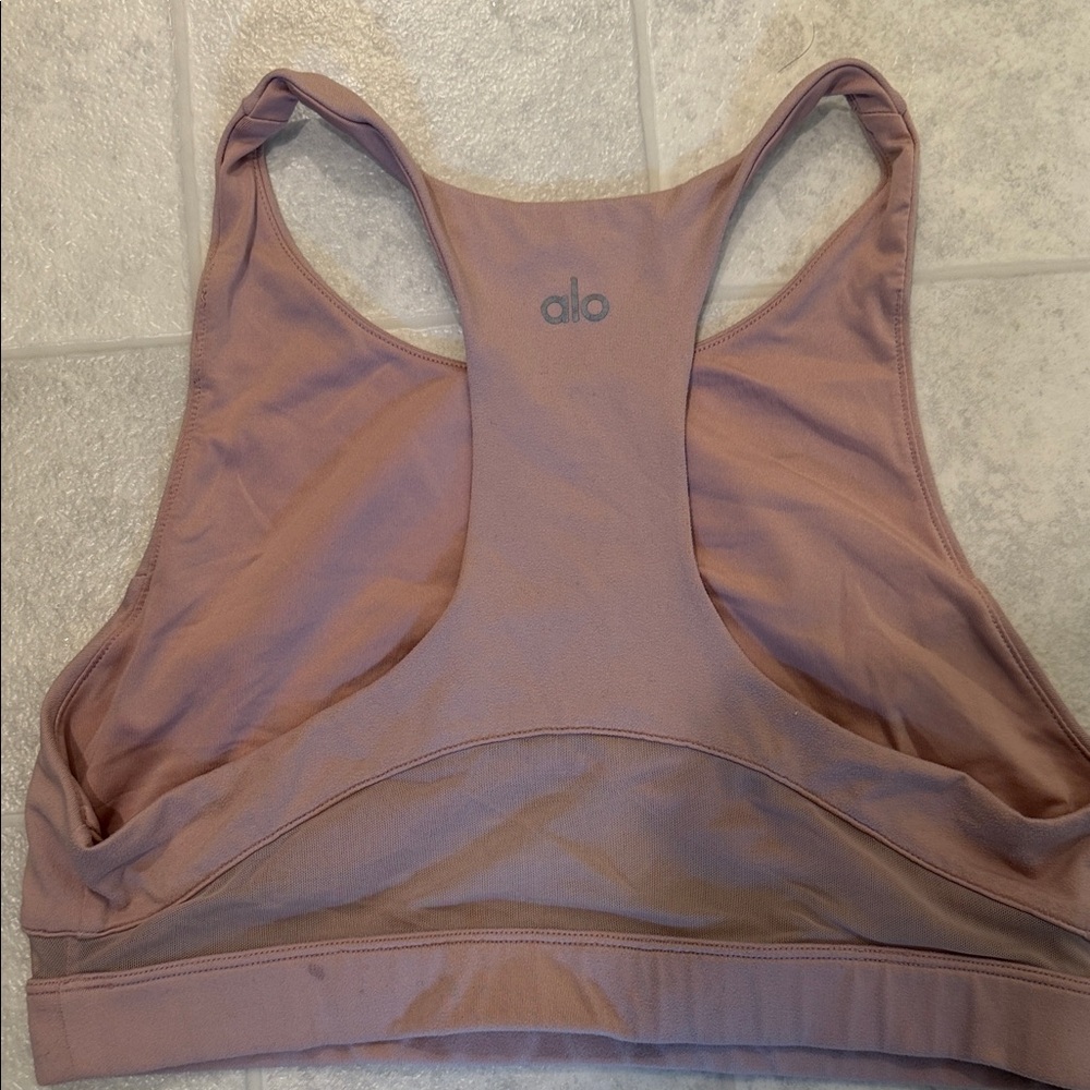 ALO Yoga Mauve Sports Bra
